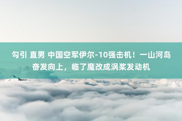 勾引 直男 中国空军伊尔-10强击机！一山河岛奋发向上，临了魔改成涡桨发动机