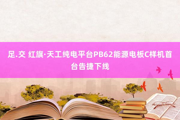 足.交 红旗·天工纯电平台PB62能源电板C样机首台告捷下线