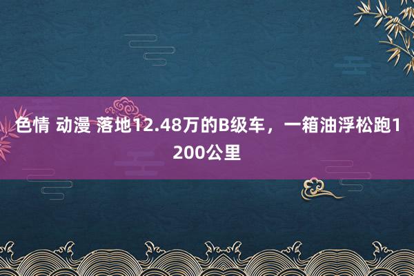 色情 动漫 落地12.48万的B级车，一箱油浮松跑1200公里