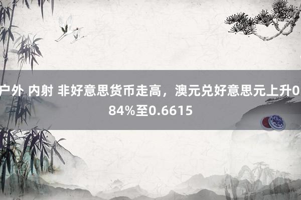 户外 内射 非好意思货币走高，澳元兑好意思元上升0.84%至0.6615