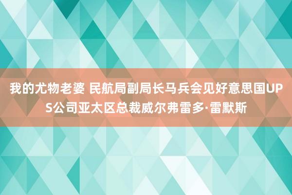 我的尤物老婆 民航局副局长马兵会见好意思国UPS公司亚太区总裁威尔弗雷多·雷默斯