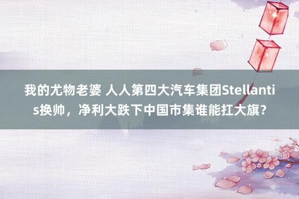 我的尤物老婆 人人第四大汽车集团Stellantis换帅，净利大跌下中国市集谁能扛大旗？