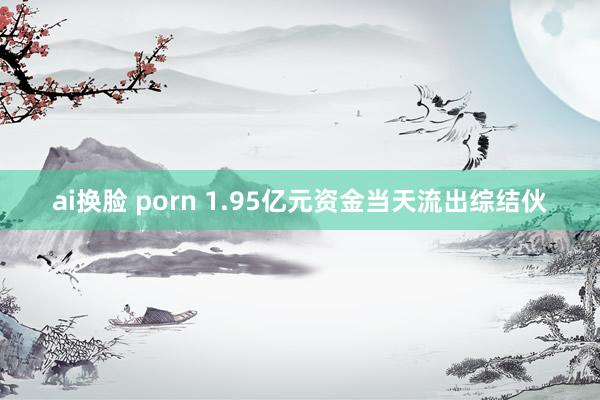 ai换脸 porn 1.95亿元资金当天流出综结伙