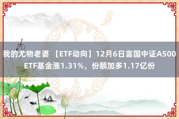 我的尤物老婆 【ETF动向】12月6日富国中证A500ETF基金涨1.31%，份额加多1.17亿份