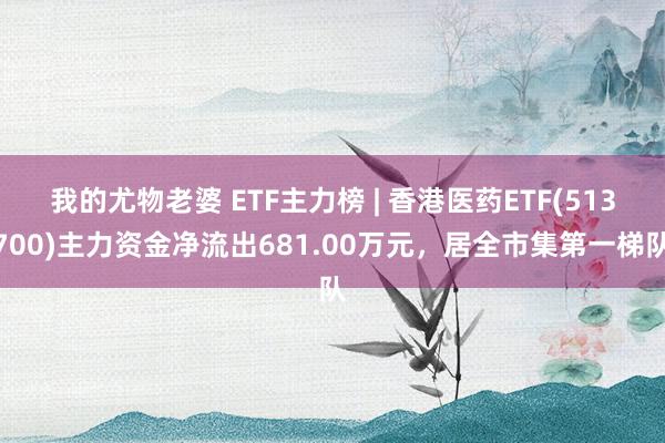 我的尤物老婆 ETF主力榜 | 香港医药ETF(513700)主力资金净流出681.00万元，居全市集第一梯队