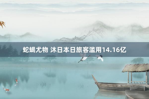 蛇蝎尤物 沐日本日旅客滥用14.16亿